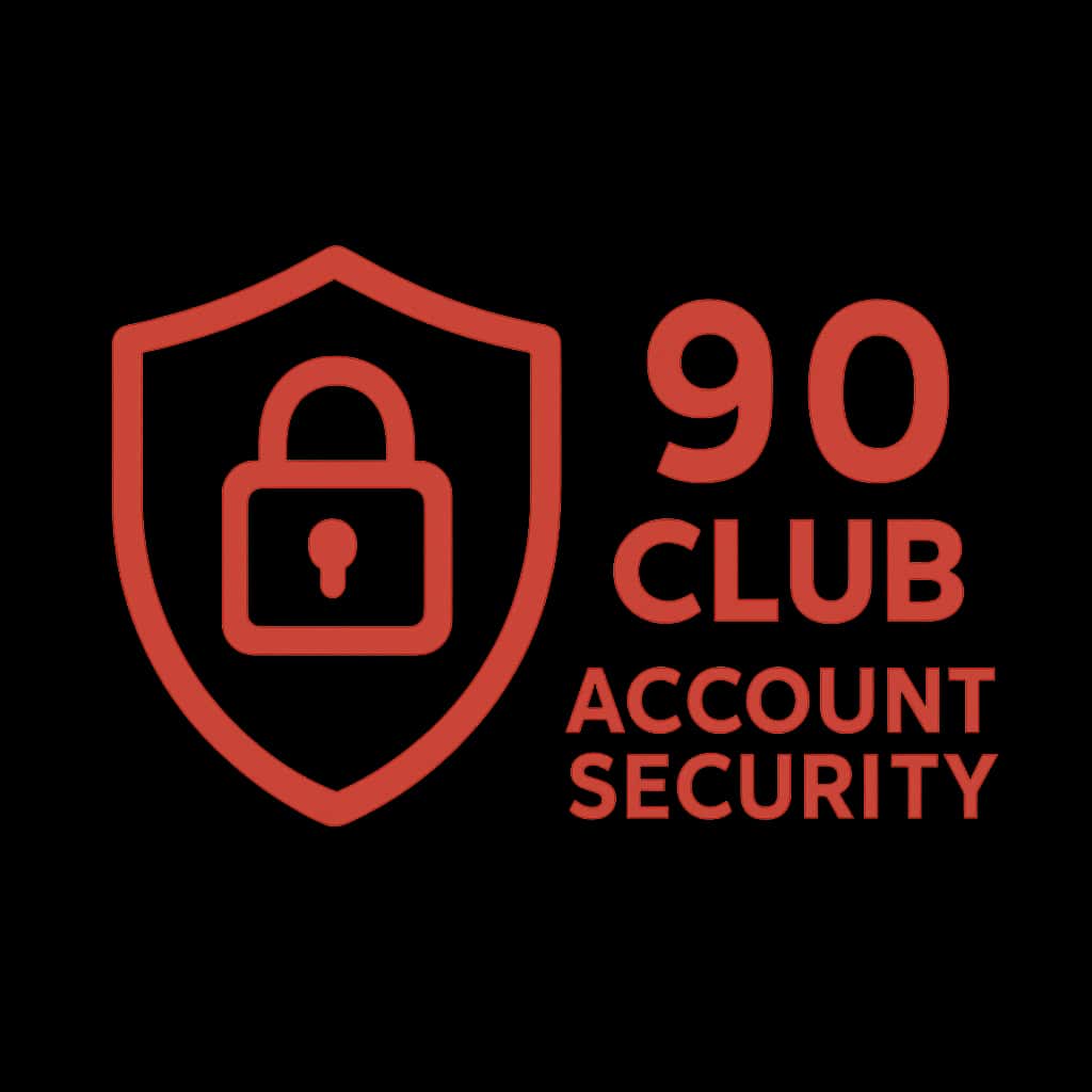 An icon representing account security for 90 Club.