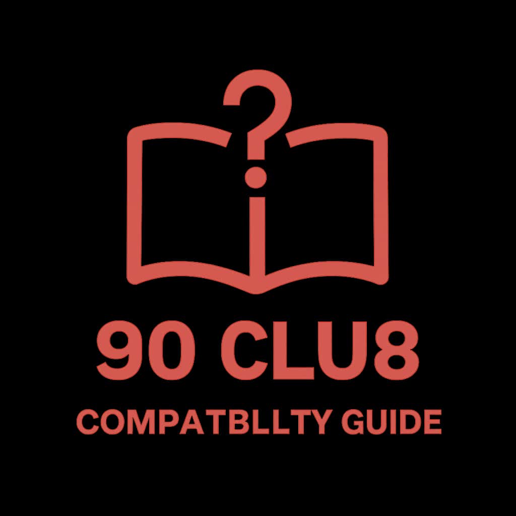 A badge representing the 90 Club Compatibility Guide.