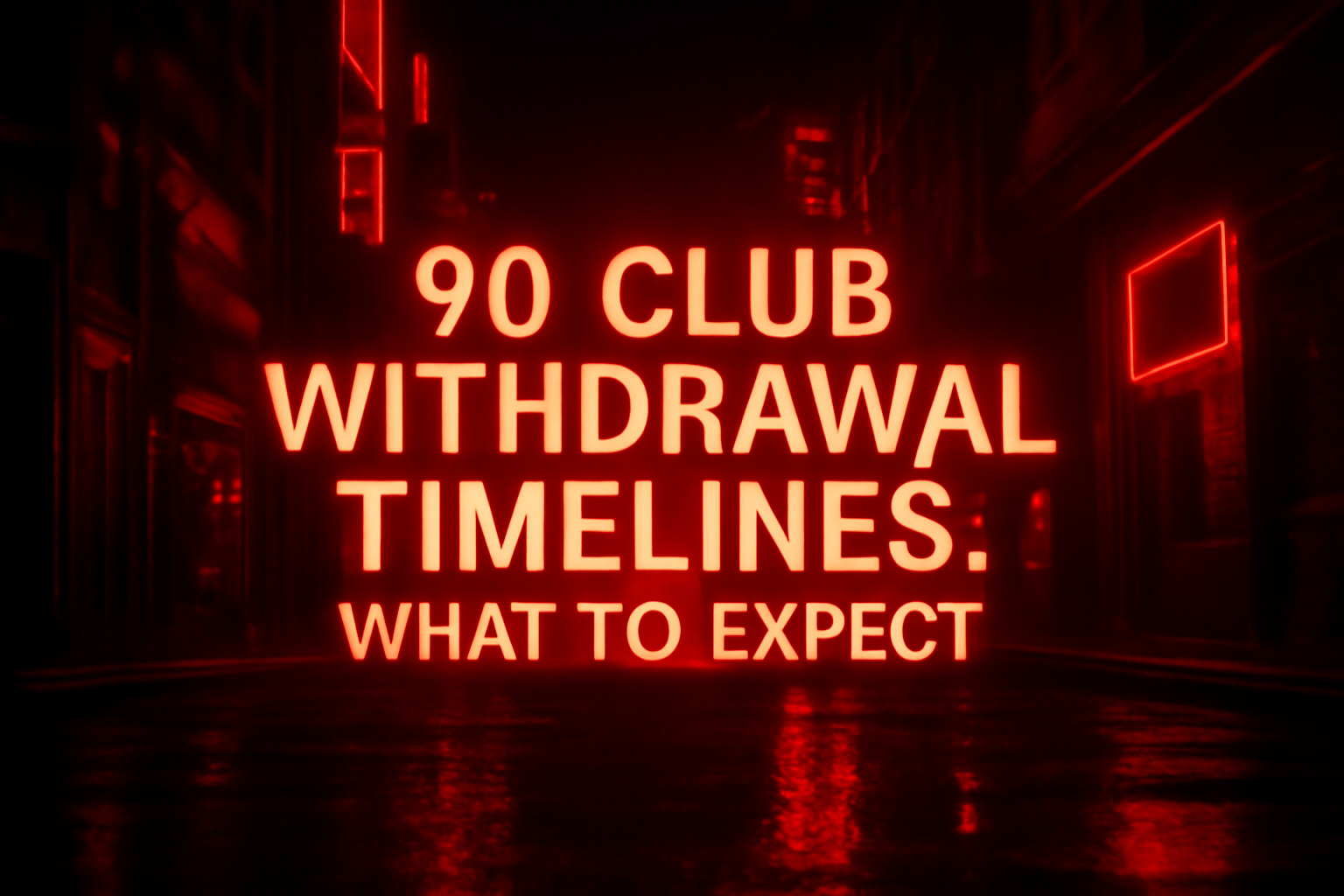 An informational scene depicting the 90 Club Setup Guide.