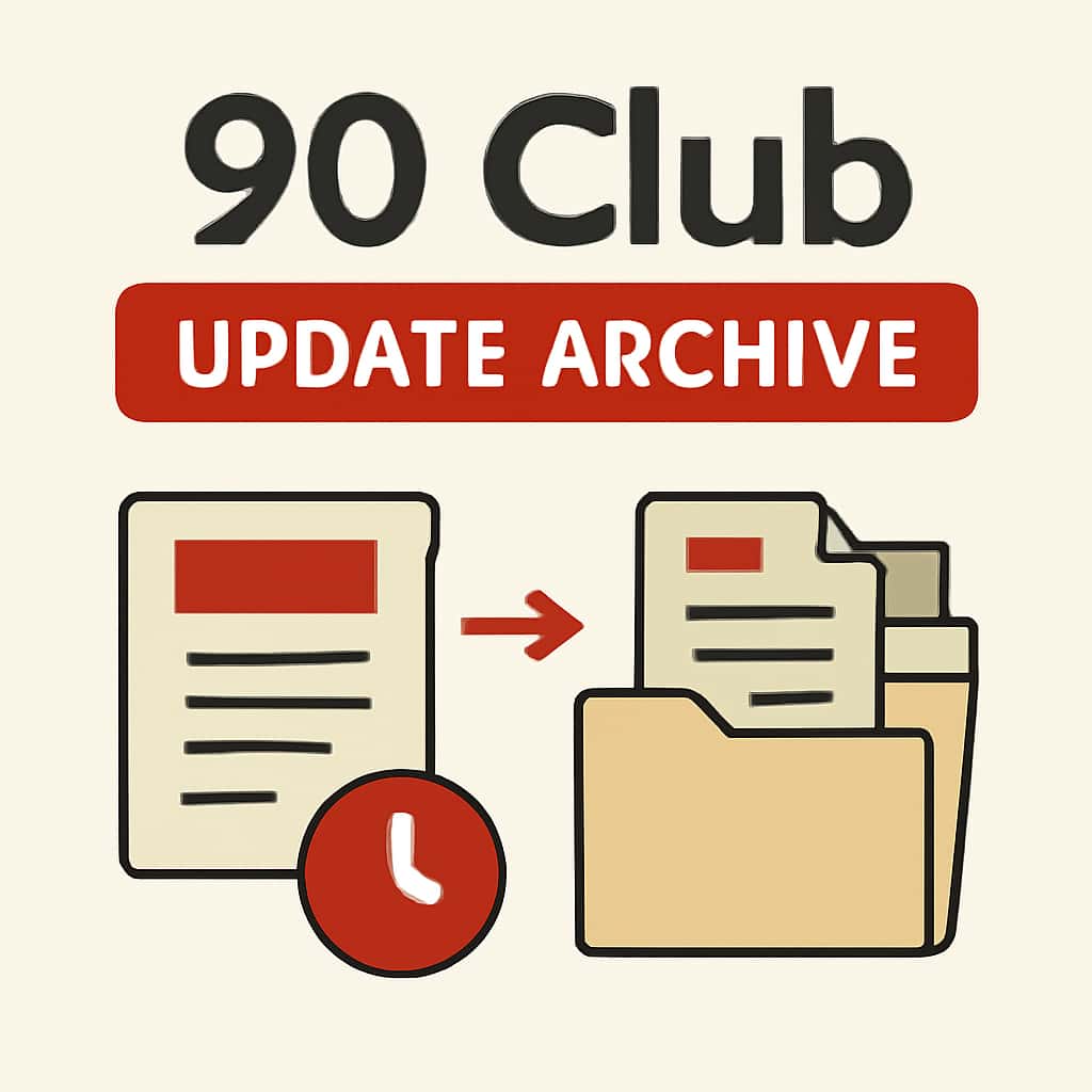An educational diagram related to the 90 Club Update Archive.