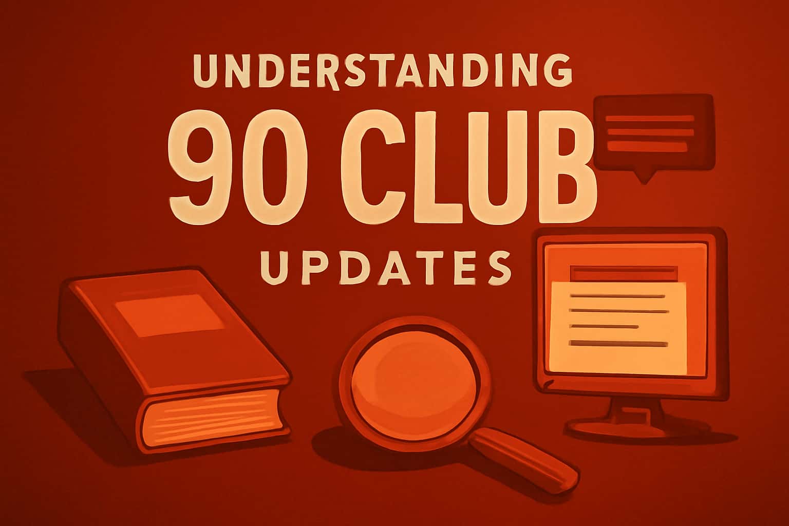 Visual representation of 90 Club Updates in a professional setting.
